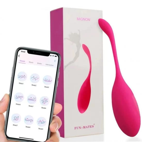 SILICONE WHALE RECHARGEABLE APP EGG VIBRATOR WIRELESS REMOTE CONTROL